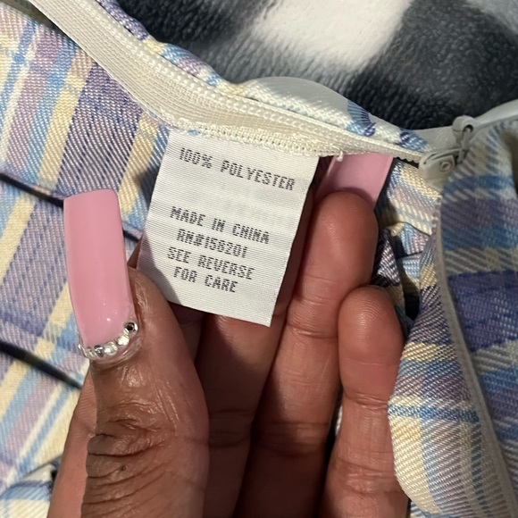 Cali 1850 Anthropologie Preppy Academia Pleated Plaid Mini Skirt Sz XS - Picture 7 of 11